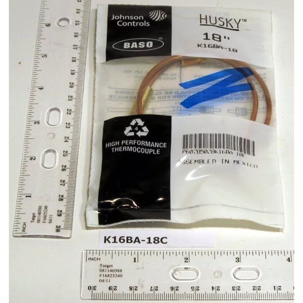 K16Ba-18C Thermocouple, Baso, Mfr#: K16BA-18C